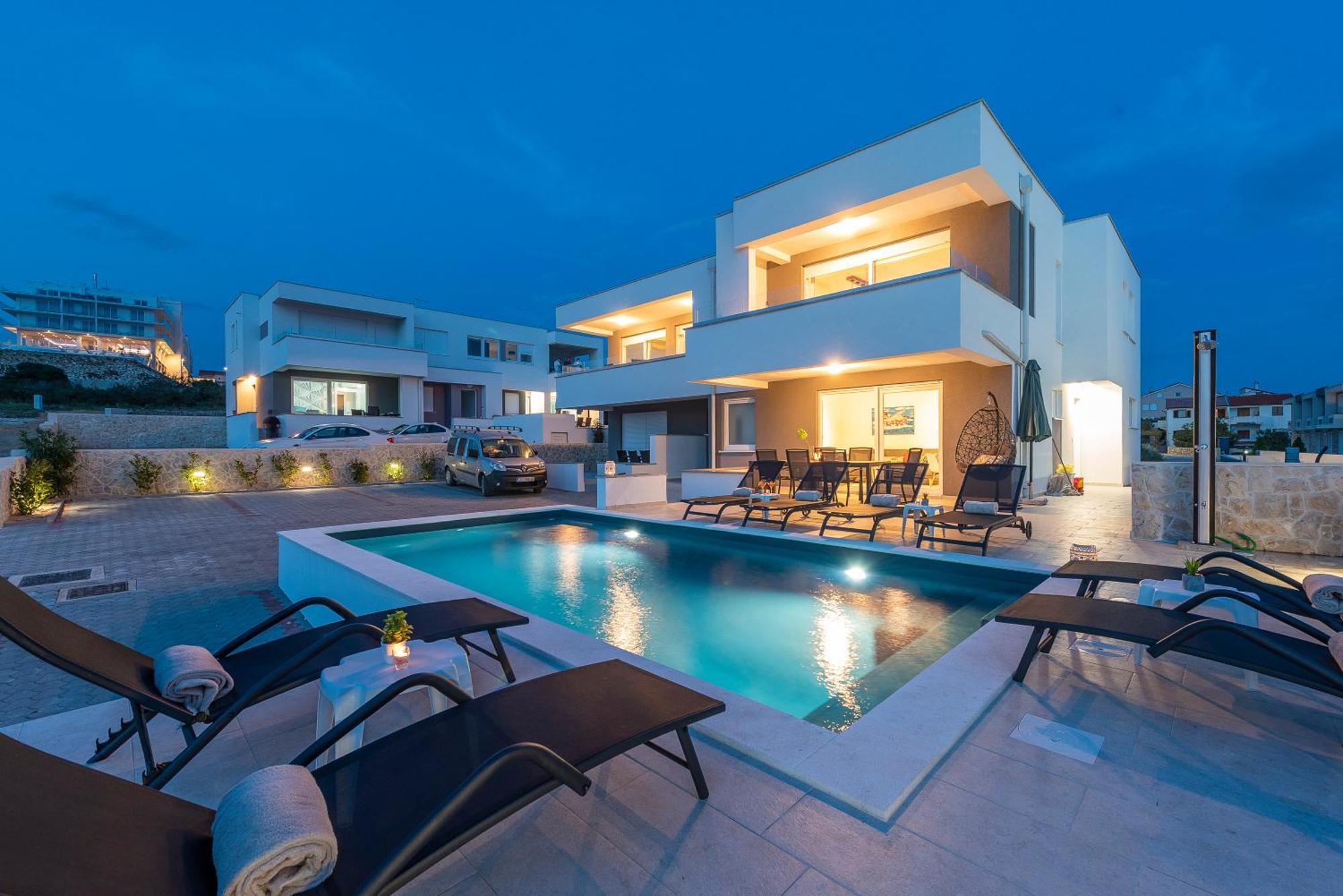 Adris 2 Luxury Modern Apartment With A Pool Novalja Eksteriør billede